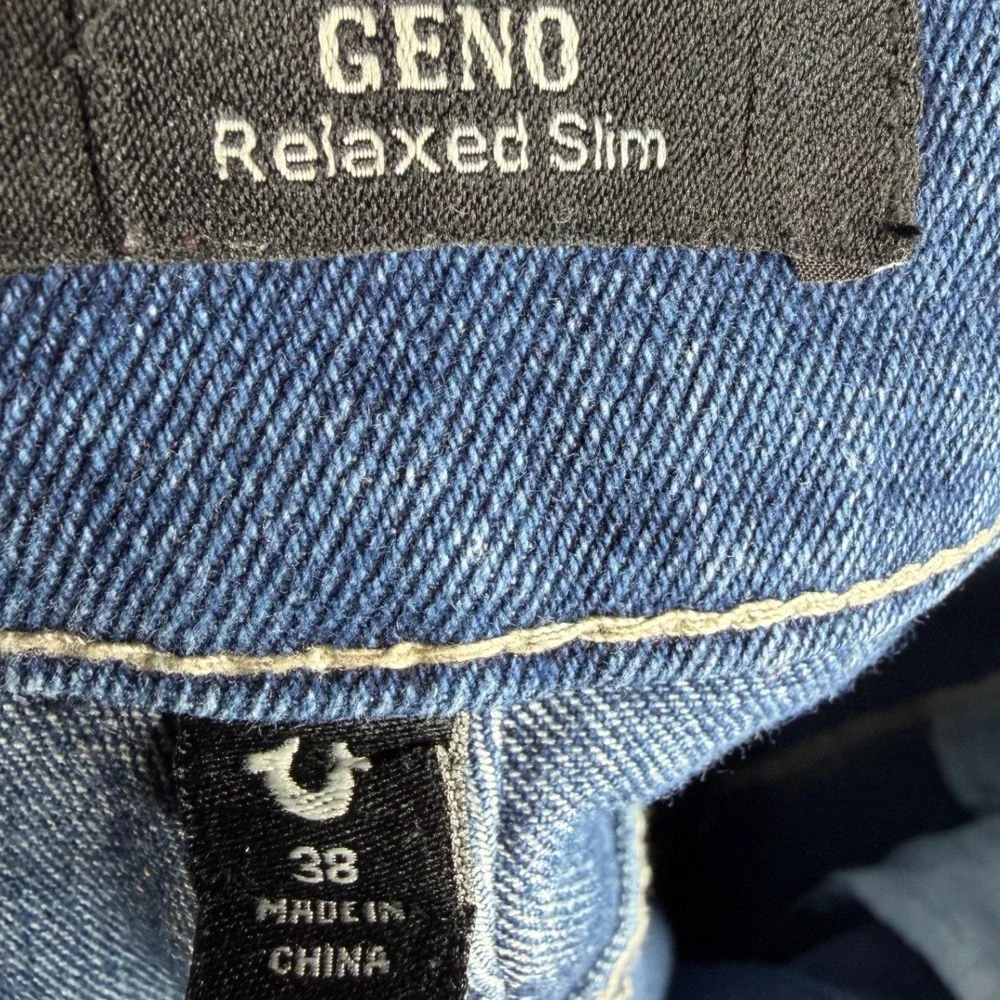 True Religion Geno‎ Relaxed Slim Jeans size 38 Blue